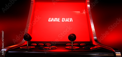 Photo: Arcade Game Game Over Arcade Game Game Over