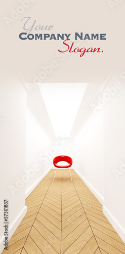 Illustration: Chair on a corridor Chair on a corridor
