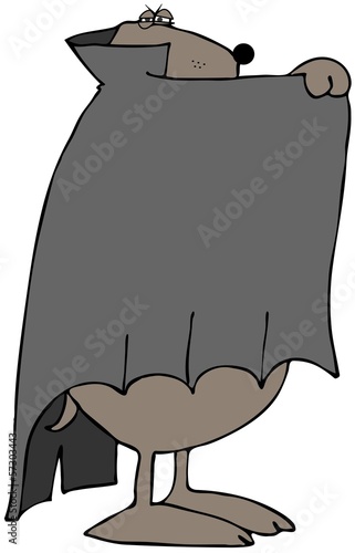 Illustration: Dog vampire Dog vampire
