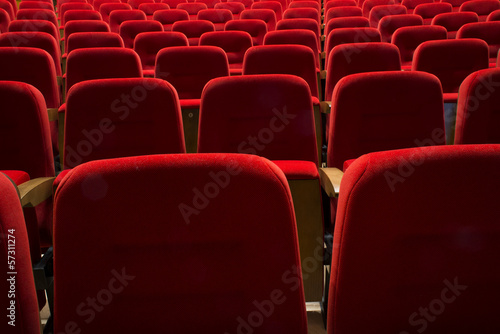 Photo: Seats in a theater and opera Seats in a theater and opera