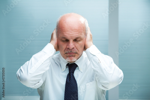 Photo: can't hear (closed eyes) can't hear (closed eyes)