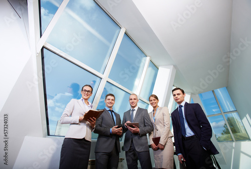 Photo: White collar workers White collar workers