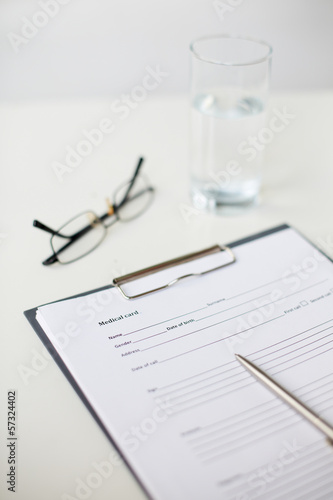 Photo: Medical document Medical document