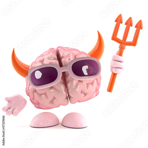 Illustration: Devil brain Devil brain