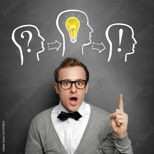 Photo: Problem / Idee / Lösung Konzept Problem / Idee / Lösung Konzept