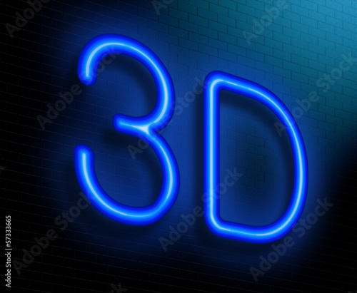 Illustration: 3D concept. 3D concept.