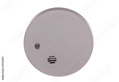 Photo: Smoke alarm isolated Smoke alarm isolated
