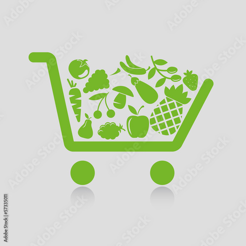Vector: Shopping cart concepts Shopping cart concepts