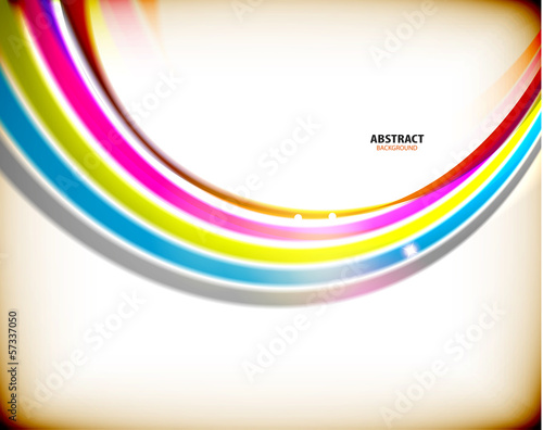 Vector: Rainbow swirl colorful abstract background Rainbow swirl colorful abstract background