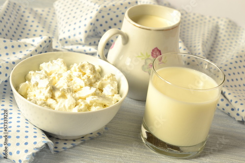 Photo: Fresh dairy products Fresh dairy products