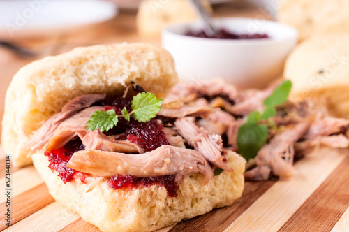 Photo: Sweet pork sandwich Sweet pork sandwich