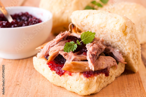 Photo: Pork sandwich Pork sandwich