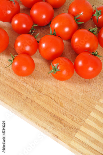Photo: Fresh small tomatoes Fresh small tomatoes