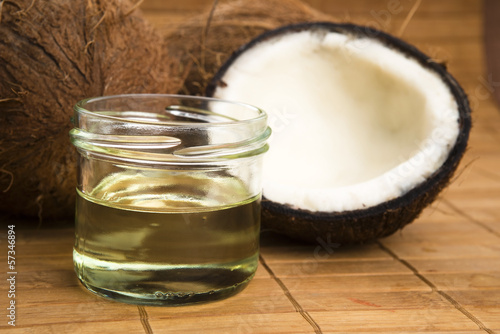 Photo: Coconut oil for alternative therapy Coconut oil for alternative therapy