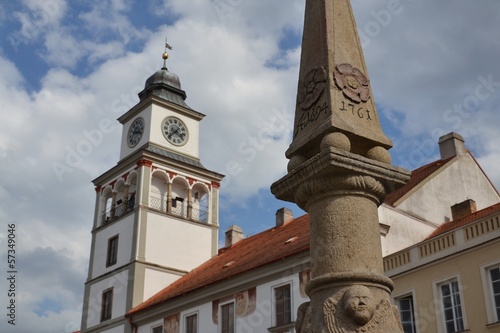 Photo: Old Town Hall in Trebon, Czech republic Old Town Hall in Trebon, Czech republic