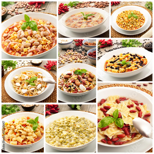Photo: zuppe e minestre collage zuppe e minestre collage