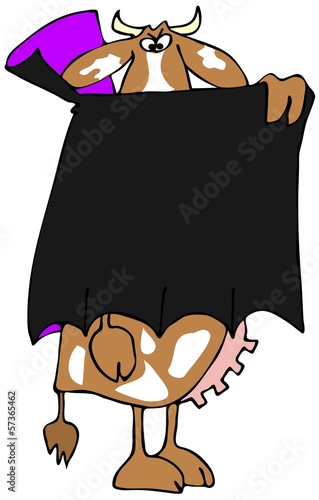 Illustration: Cow vampire Cow vampire