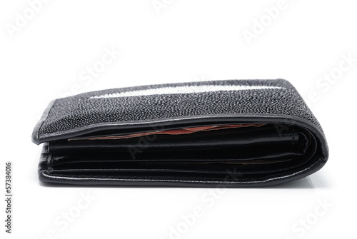 Photo: Wallet close up on white background Wallet close up on white background