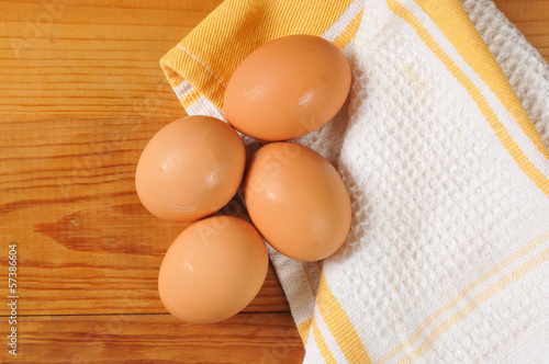 Photo: Fresh brown eggs Fresh brown eggs