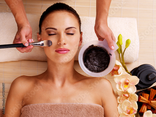 Photo: woman having beauty treatments in the spa salon woman having beauty treatments in the spa salon