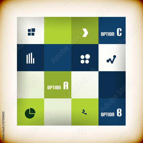 Vector: Modern square business banner design template Modern square business banner design template