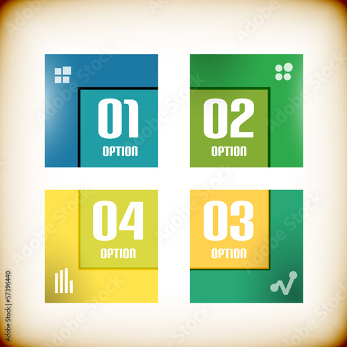 Vector: Modern square business banner design template Modern square business banner design template