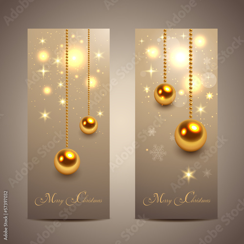 Vector: Christmas banners Christmas banners