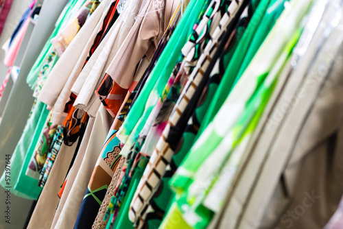 Photo: fashion in department store or shop fashion in department store or shop