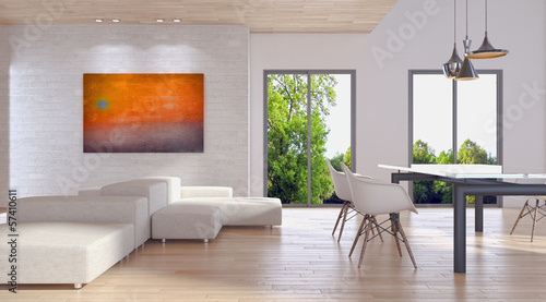 Illustration: Living room Living room