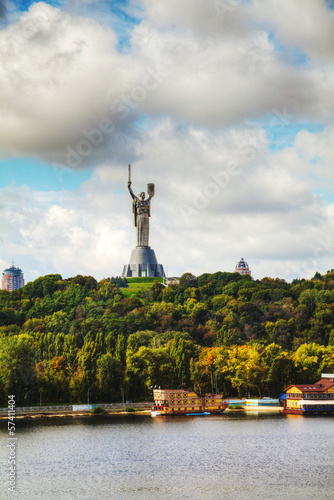 Photo: Mother of the Motherland monument in Kiev, Ukraine Mother of the Motherland monument in Kiev, Ukraine