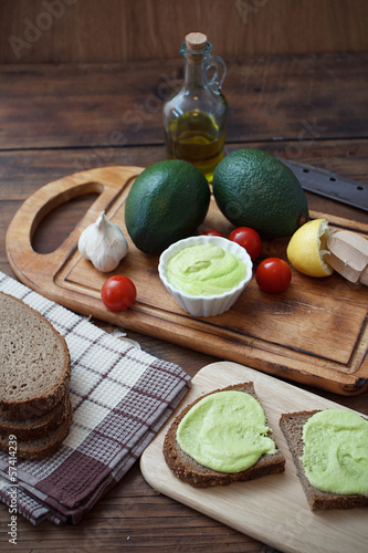Photo: freshly made delicious guacamole freshly made delicious guacamole