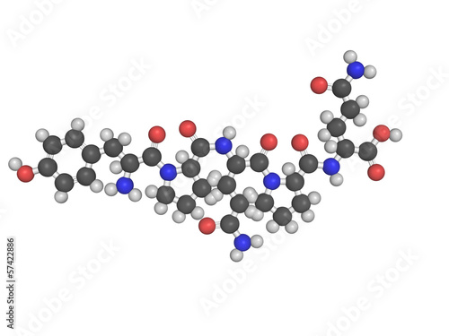 Illustration: Chemical structure of gliadin Chemical structure of gliadin