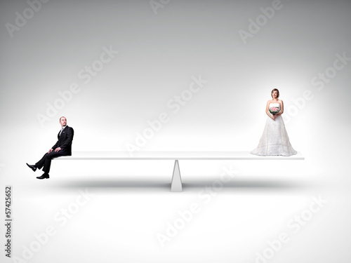 Photo: couple balance couple balance