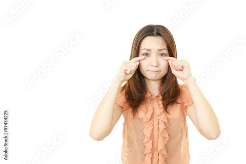 Photo: 悲しむ女性 悲しむ女性