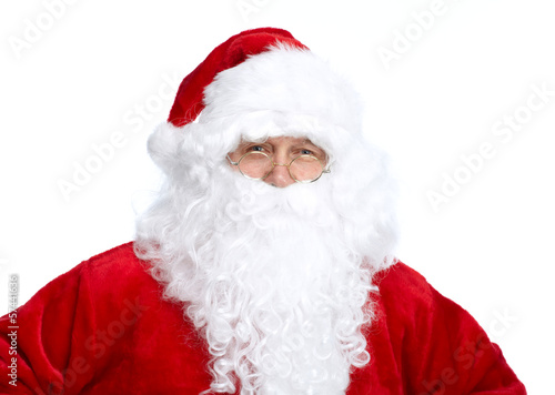 Photo: Santa Claus isolated on white. Santa Claus isolated on white.