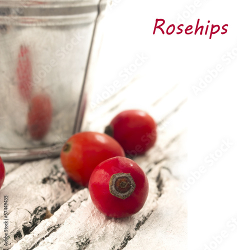 Photo: fresh and healthy rosehips fresh and healthy rosehips