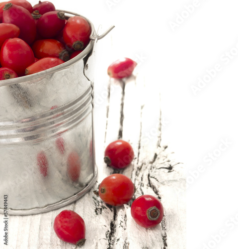 Photo: fresh and healthy rosehips fresh and healthy rosehips