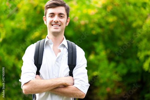 Photo: Smiling student portrait Smiling student portrait