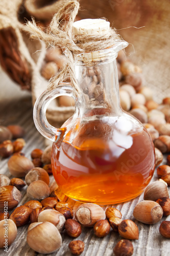 Photo: Hazelnut Oil Bottle Hazelnut Oil Bottle