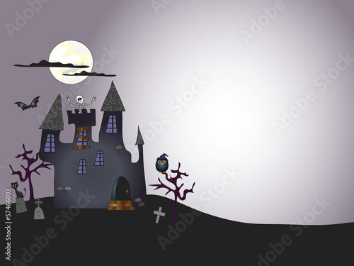 Illustration: halloween background halloween background