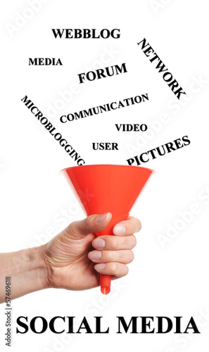 Photo: social media concept social media concept