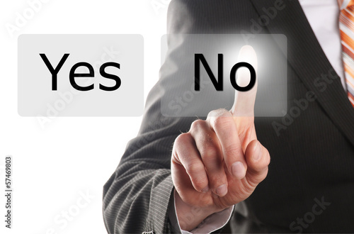 Photo: pressing button pressing button