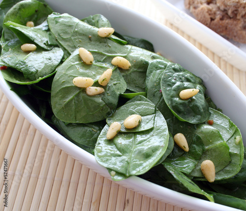 Photo: Spinatsalat Spinatsalat