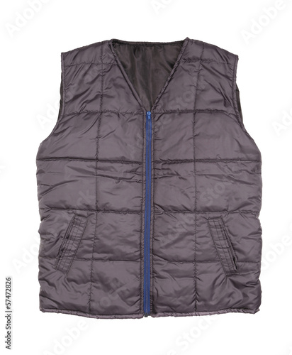 Photo: Gray working winter vest Gray working winter vest