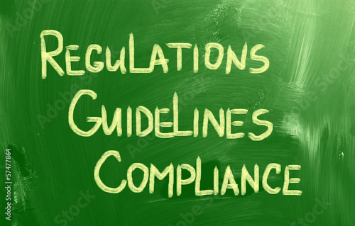 Photo: Compliance Guidelines Regulations Concept Compliance Guidelines Regulations Concept