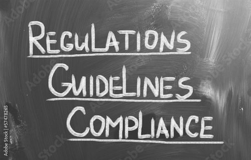 Photo: Compliance Guidelines Regulations Concept Compliance Guidelines Regulations Concept