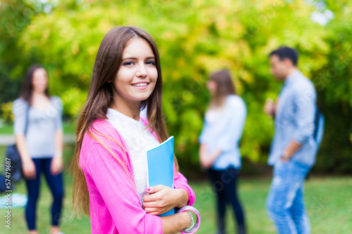 Photo: Smiling student portrait Smiling student portrait