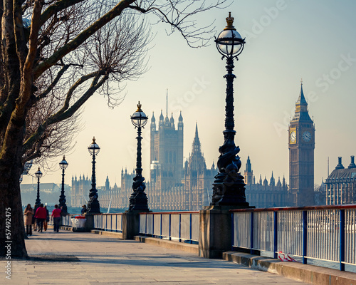 Fototapeta Big Ben and Houses of parliament, London