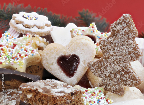 Photo: Weihnachtsgebäck verschiedene Sorten Weihnachtsgebäck verschiedene Sorten