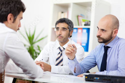 Photo: Businesspeople discussing Businesspeople discussing